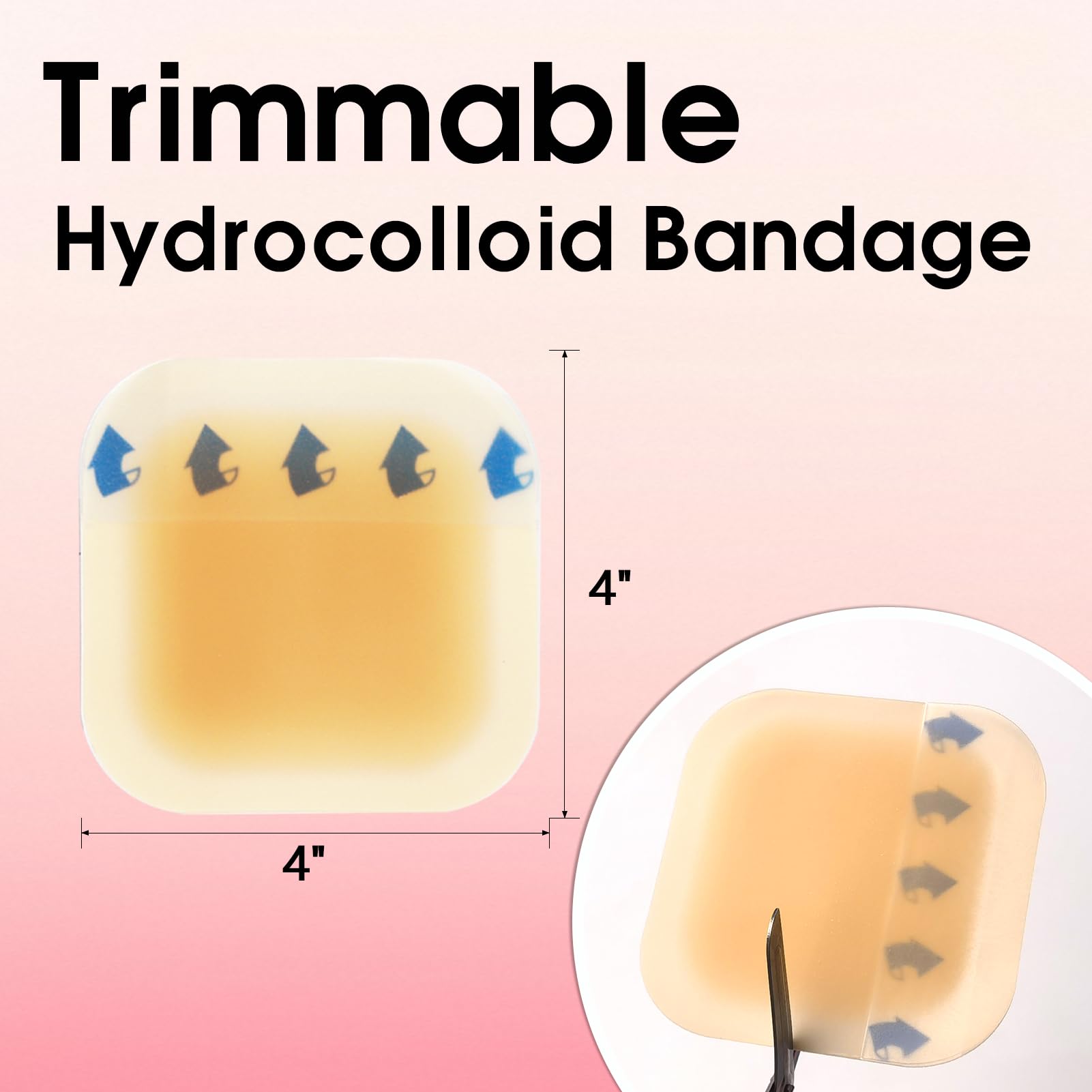 POLYNEW border hydrocolloid dressing with waterproof film demonstrates secure skin seal