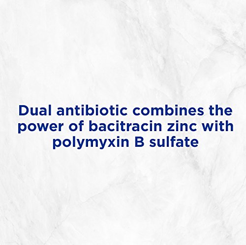 Polysporin beside a sterile bandage ready for wound care.