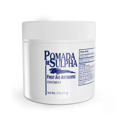 POMADA DE SULPHA ointment jar for wound healing and protection