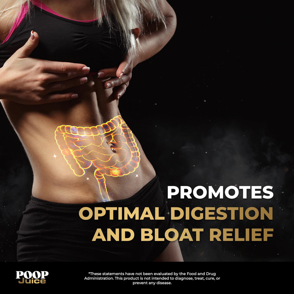 Poop Juice strawberry lemonade pour showcases flavorful gut health ritual.