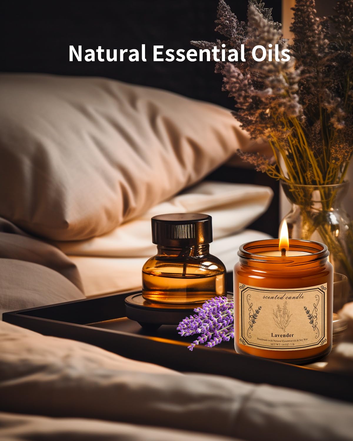 POOTES 16oz soy wax candle delivers long-lasting, clean burn.