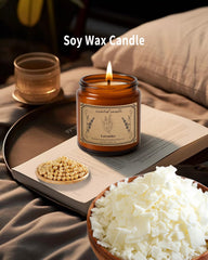 POOTES Lavender aromatherapy candle with long burn supports calming routines.