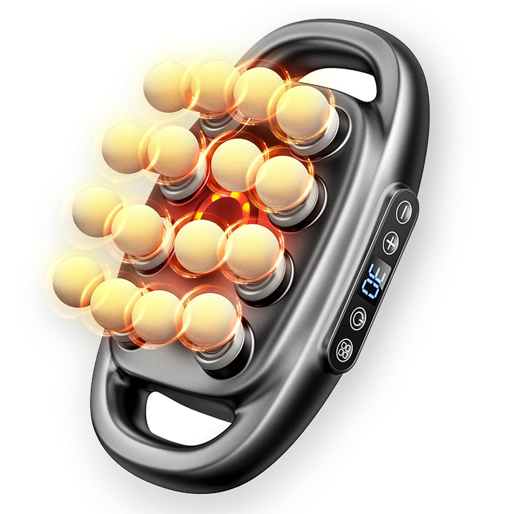 Popalula 16-Drive Massage Gun with 16 heads for deep tissue relief and recovery support
