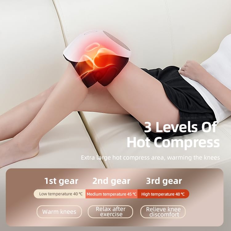 POPFIRST Knee Massager LED touchscreen for simple one-hand control