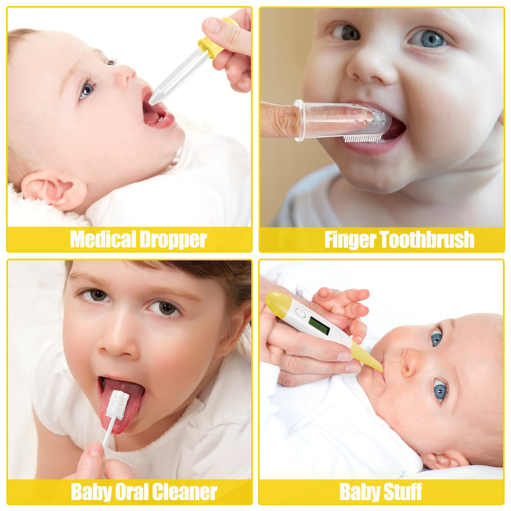 POPYJAN nasal aspirator compact design protects delicate baby noses.