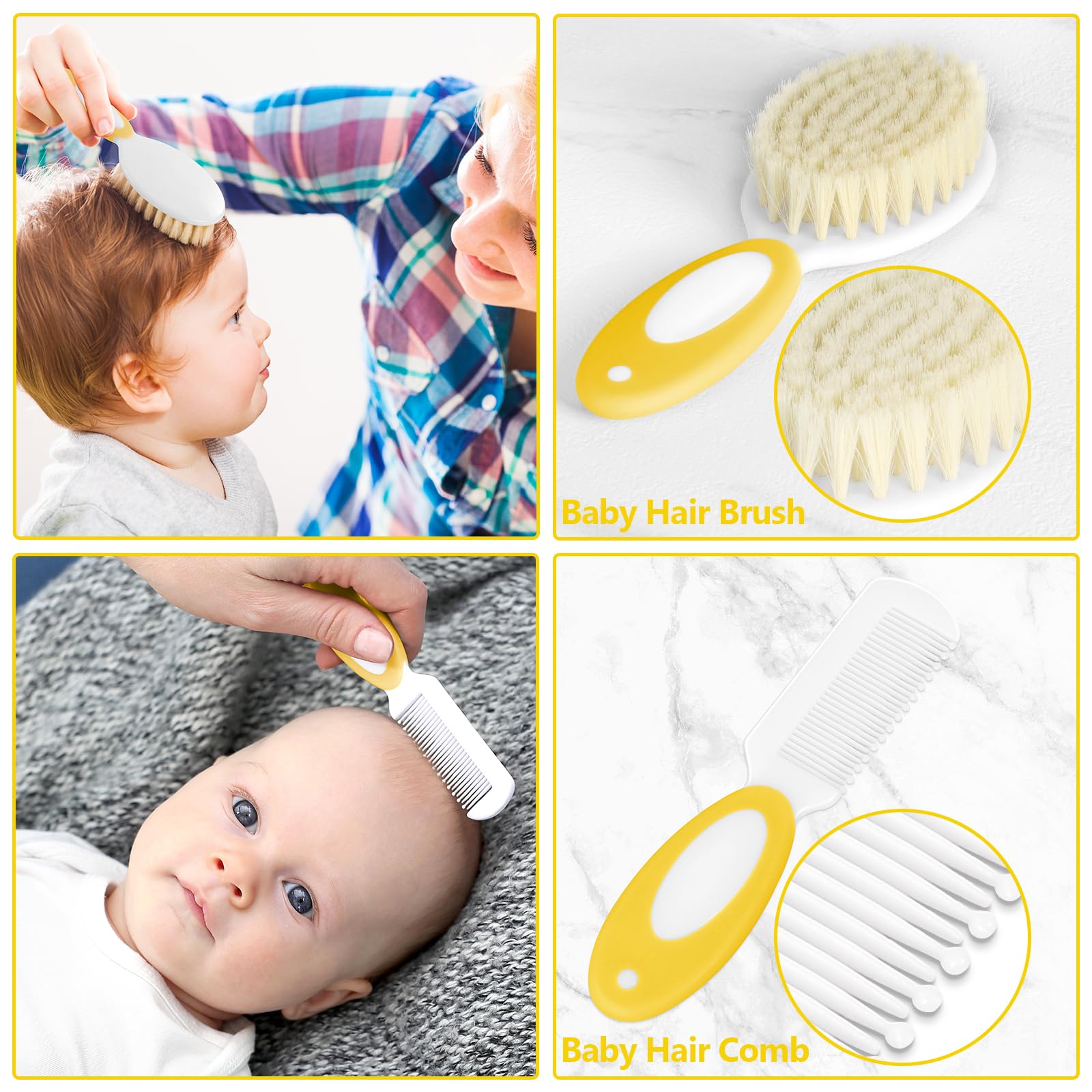 POPYJAN newborn nail clippers with rounded blades for safer grooming.