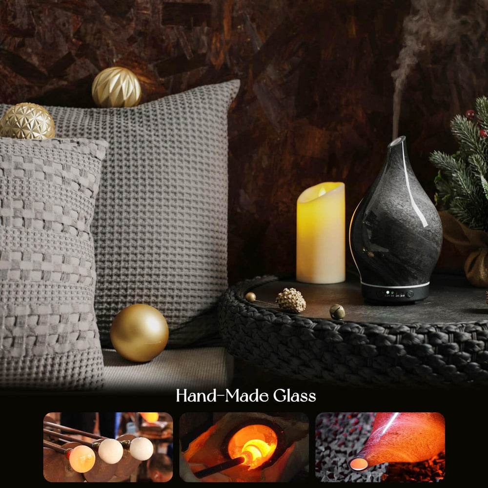 Porseme 150ml capacity diffuser provides hours of fragrance without frequent refills.