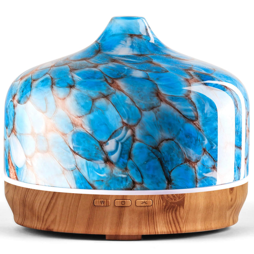 Porseme 500ml glass diffuser with starry pattern enhances ambiance and aroma