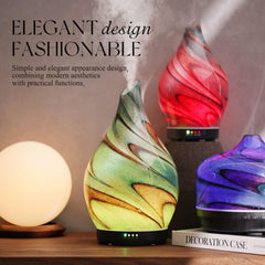 Porseme diffuser shows seven LED colors for mood lighting