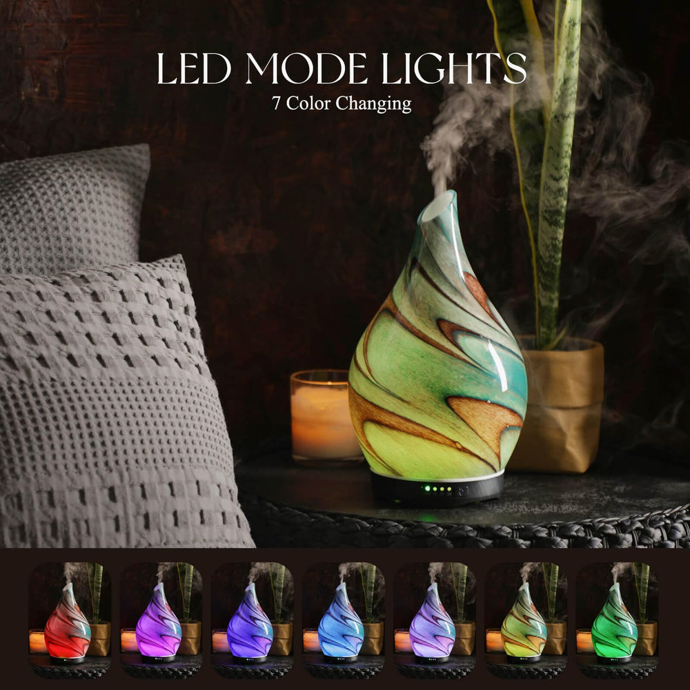 Porseme diffuser with star glass cover adds decorative charm