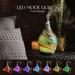 Porseme diffuser with star glass cover adds decorative charm