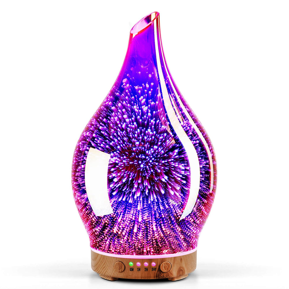 Porseme firework glass diffuser in rose gold adds a decorative focal point and fragrant ambiance.