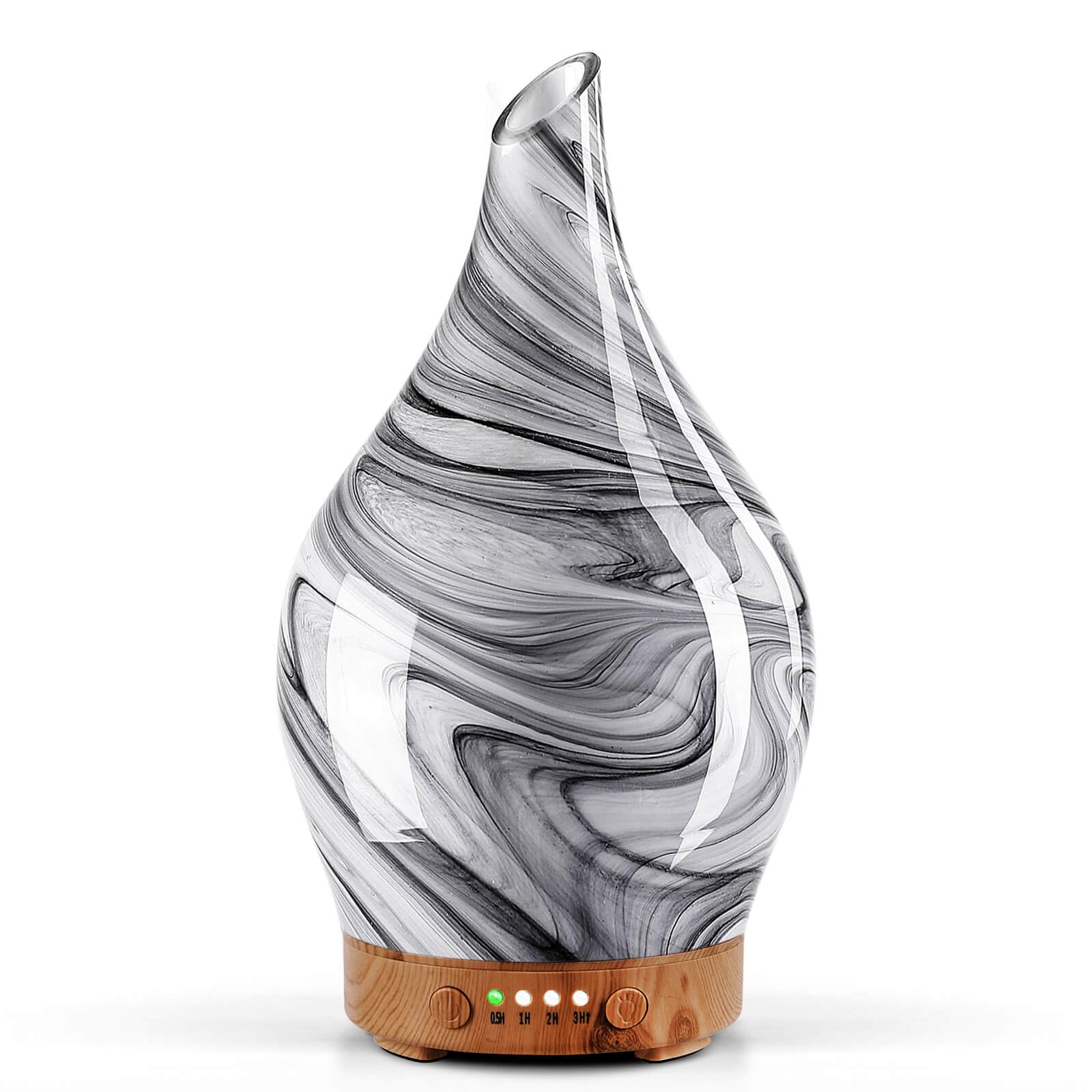 Porseme Ink diffuser with glass globe delivers a calming aroma in any room