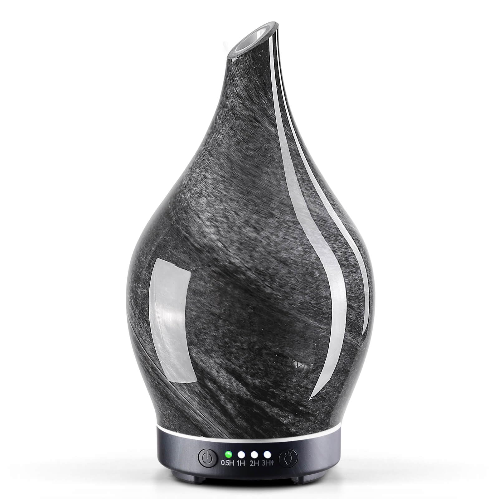 Porseme Obsidian diffuser with star cover adds calming décor for bedrooms.