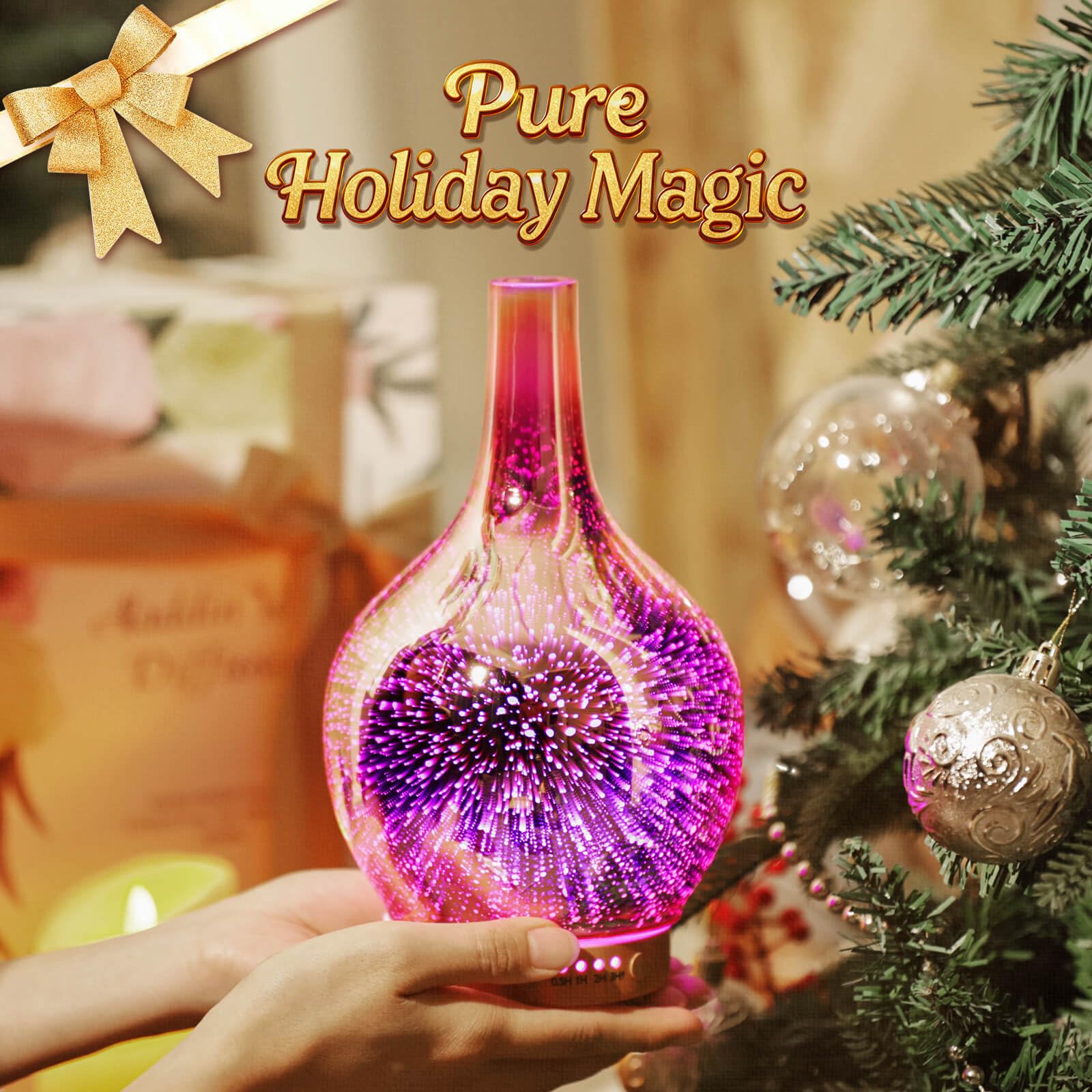 Porseme BPA-free glass diffuser ensures safe, easy-to-clean use