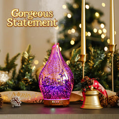 Porseme ultrasonic mist diffuser emits a quiet, calming aroma in any room.