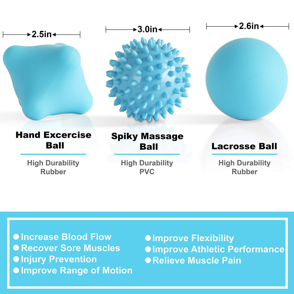 Posture Magic lacrosse ball with smooth texture for deep tissue pressure and knot release