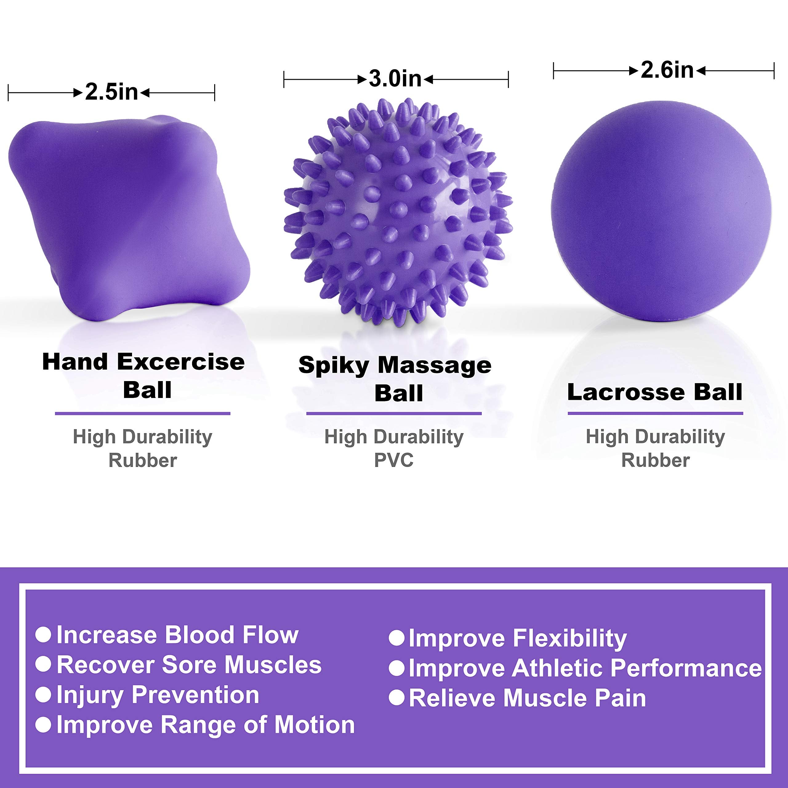 Posture Magic lacrosse ball for deep tissue massage and localized tension.