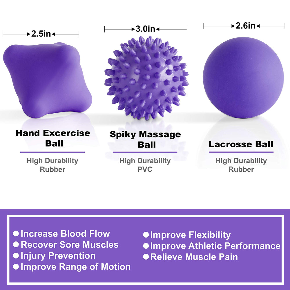 Posture Magic lacrosse ball for deep tissue massage and localized tension.