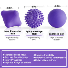 Posture Magic lacrosse ball for deep tissue massage and localized tension.