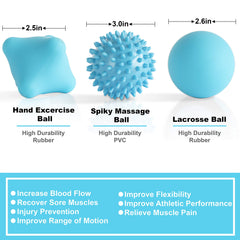 Posture Magic lacrosse ball with smooth texture for deep tissue pressure and knot release