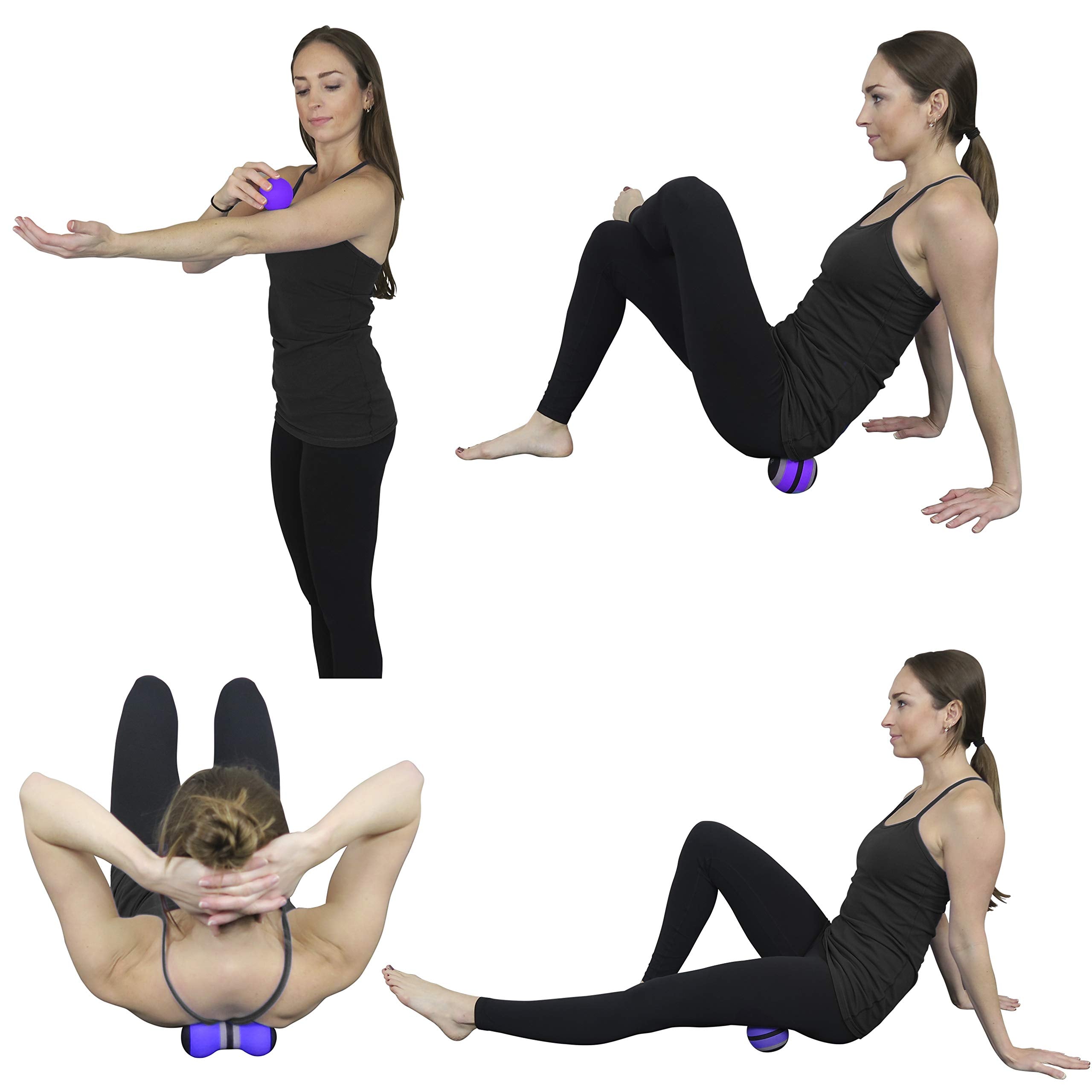 Posture Magic spiky ball for stimulating circulation and tissue hydration.