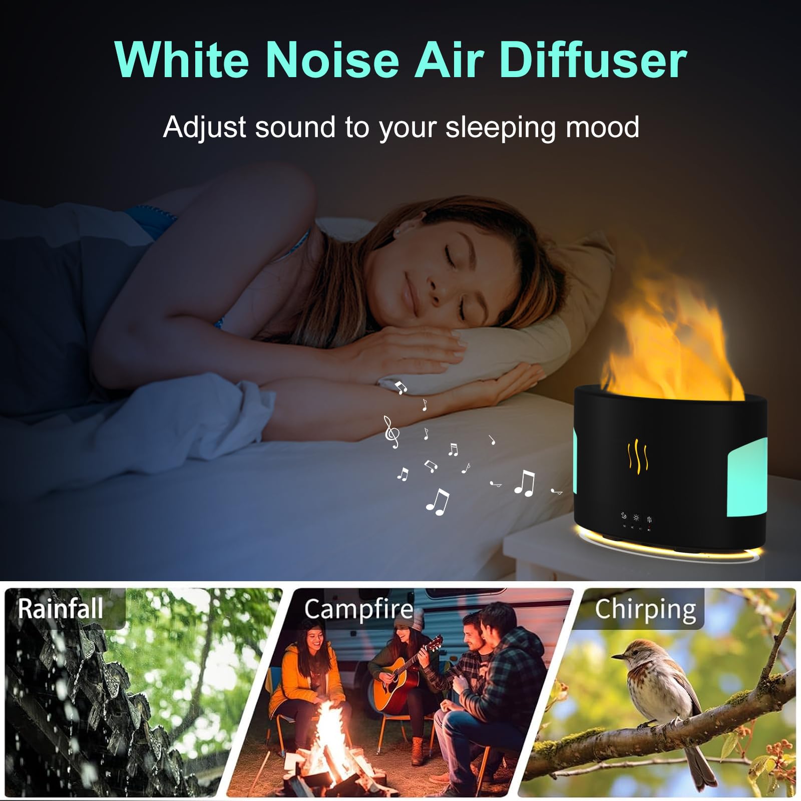 POSVIU diffuser doubles as Bluetooth speaker for relaxing sound