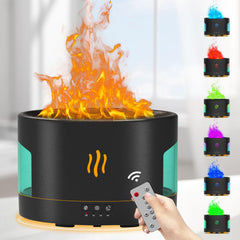 POSVIU oil diffuser with flame effect for a cozy large-room ambiance