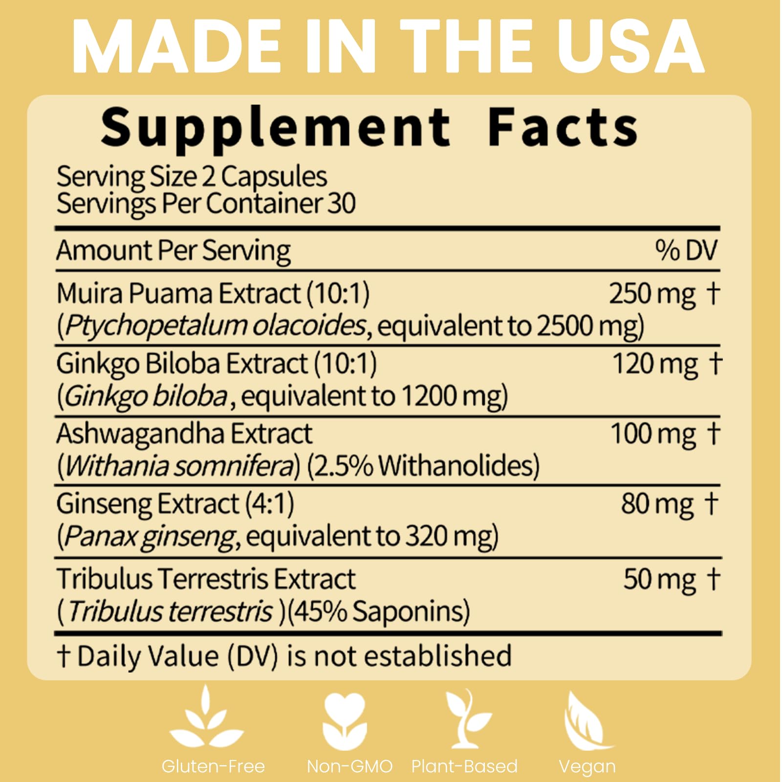 Potency Wood USA manufacturing label signals trusted, clean sourcing.