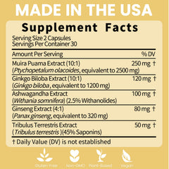 Potency Wood USA manufacturing label signals trusted, clean sourcing.