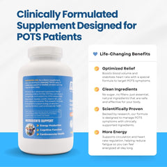Potsies POTS bottle side with label highlighting ingredients and USA manufacturing