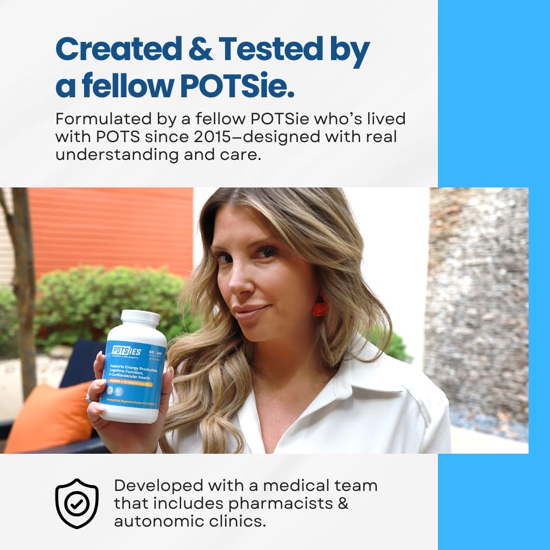 USA-made Potsies POTS supplement in GMP-certified production context