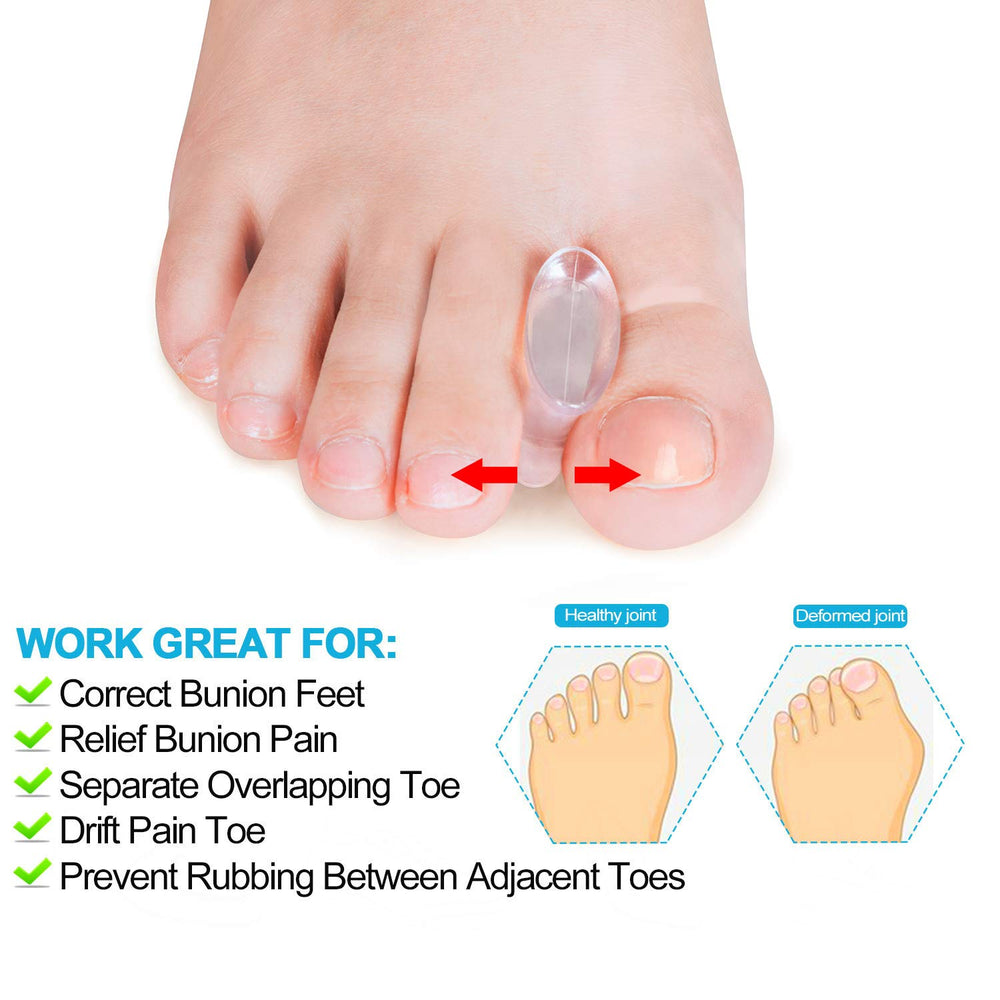 Povihome 10-pair pack offers economical, durable bunion relief for daily use