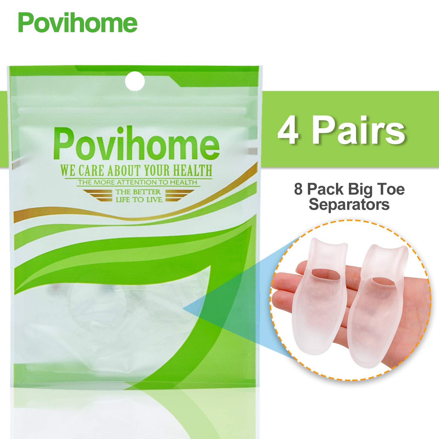 Povihome comodidad para zapatos dia a dia: se adapta dentro del calzado.