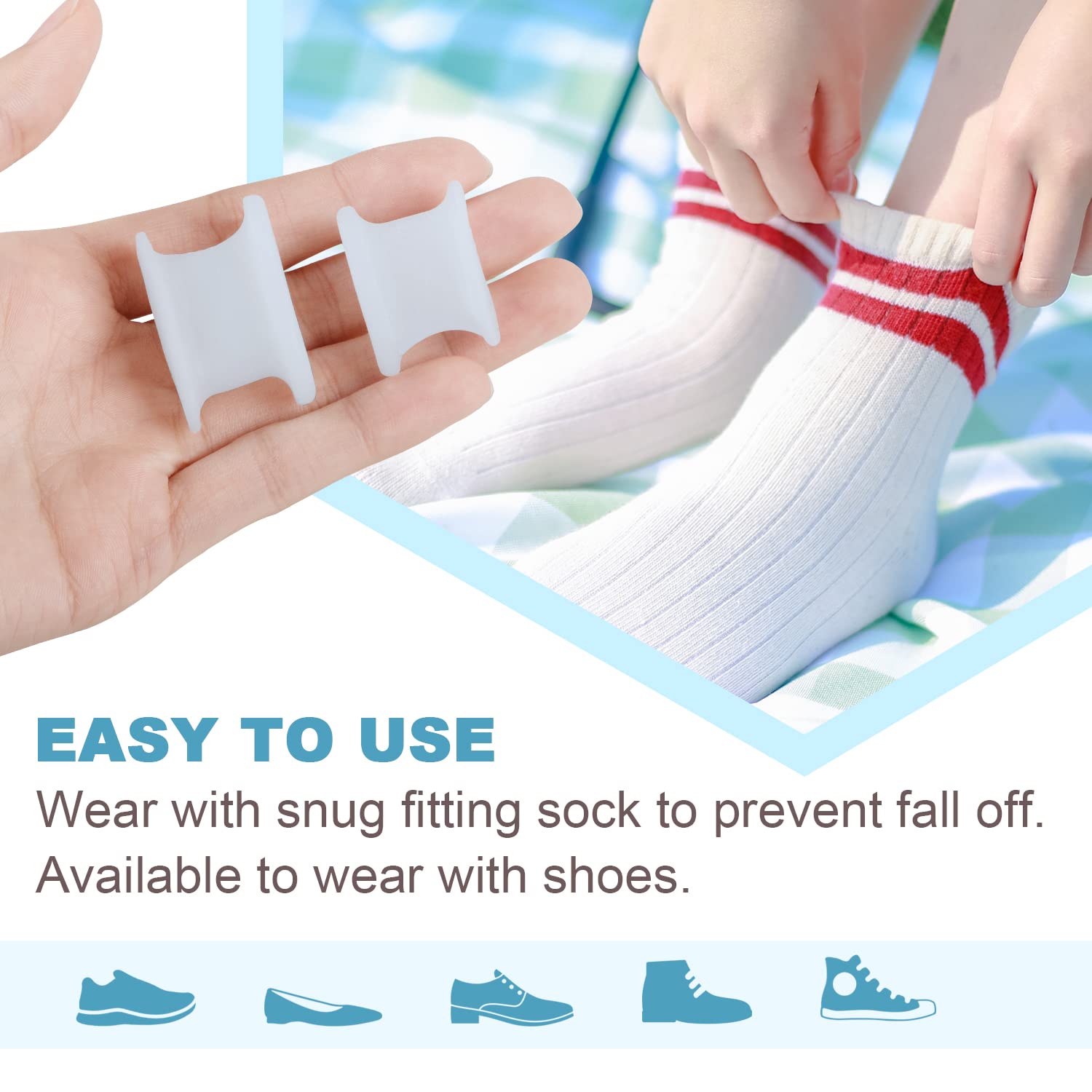 Povihome pack 10 separadores: gran valor para el cuidado de los pies.