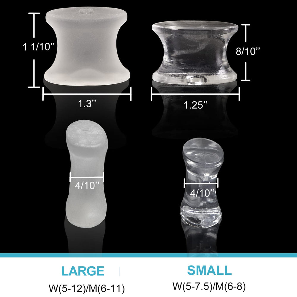 Povihome toe straightener soft silicone aid for comfortable activity
