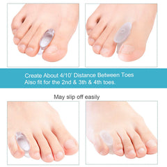 Povihome wrap-around toe spacer ensures secure fit and stability