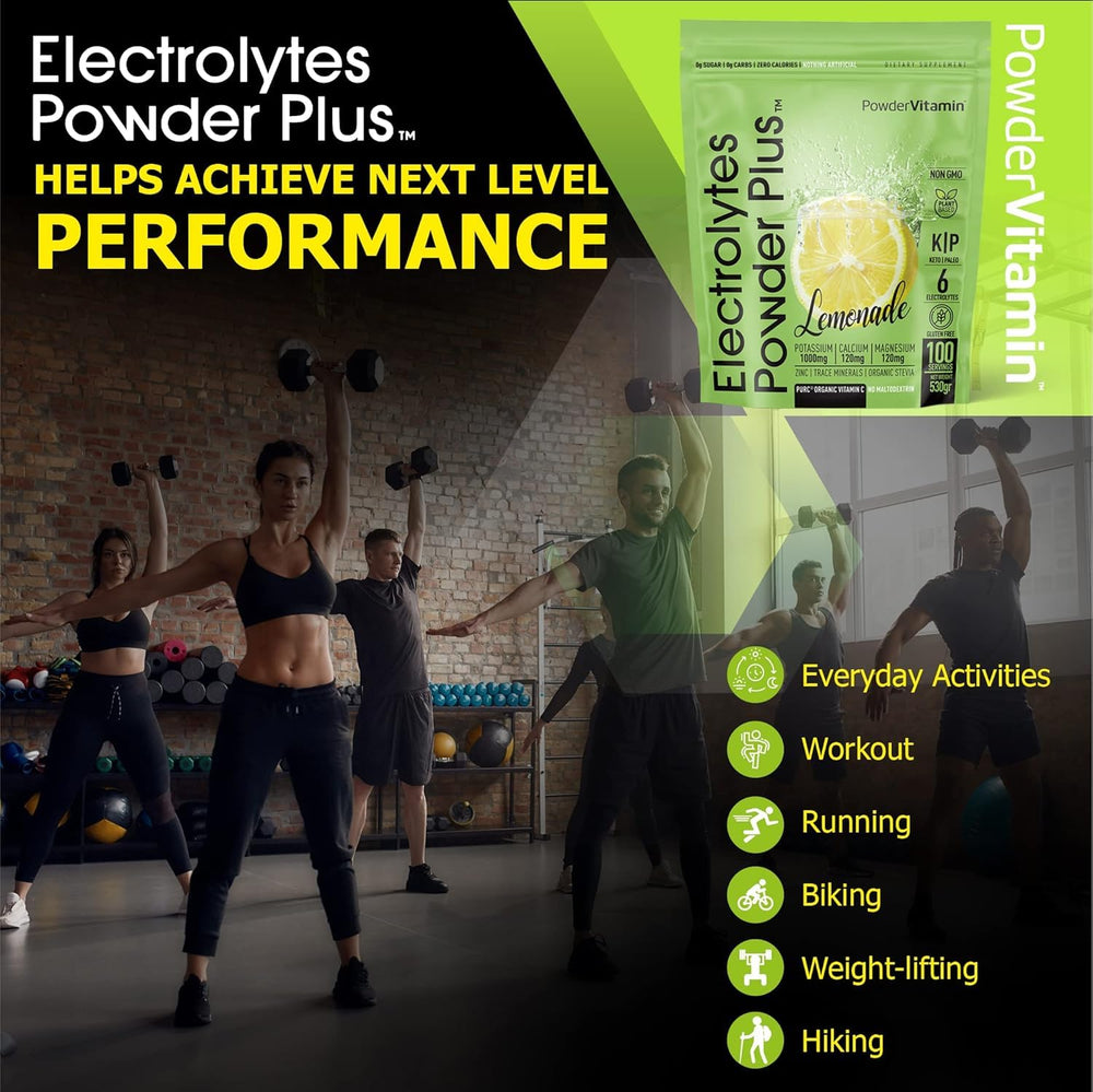 PowderVitamin electrolytes lemonade kitchen-counter display