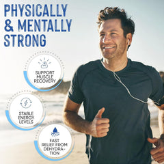 PowderVitamin Electrolytes Pink Himalayan salt scene emphasizing natural minerals and balance.