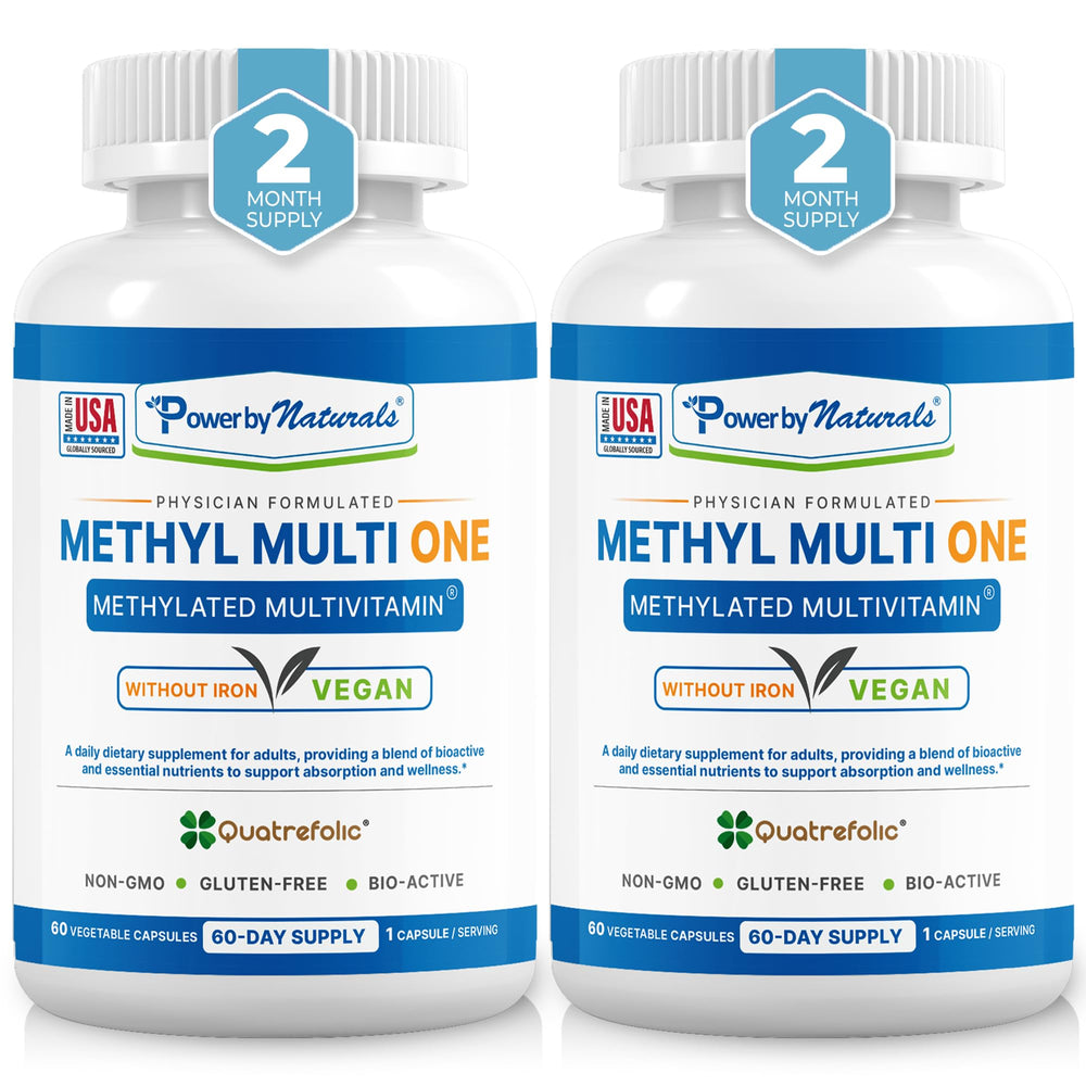 Power By Naturals Methyl Multi One bottle for daily energy support