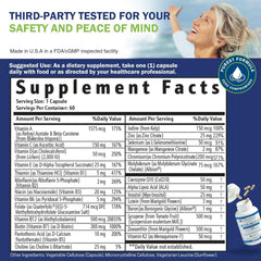 Power By Naturals Methyl Multi One label closeup highlighting key ingredients