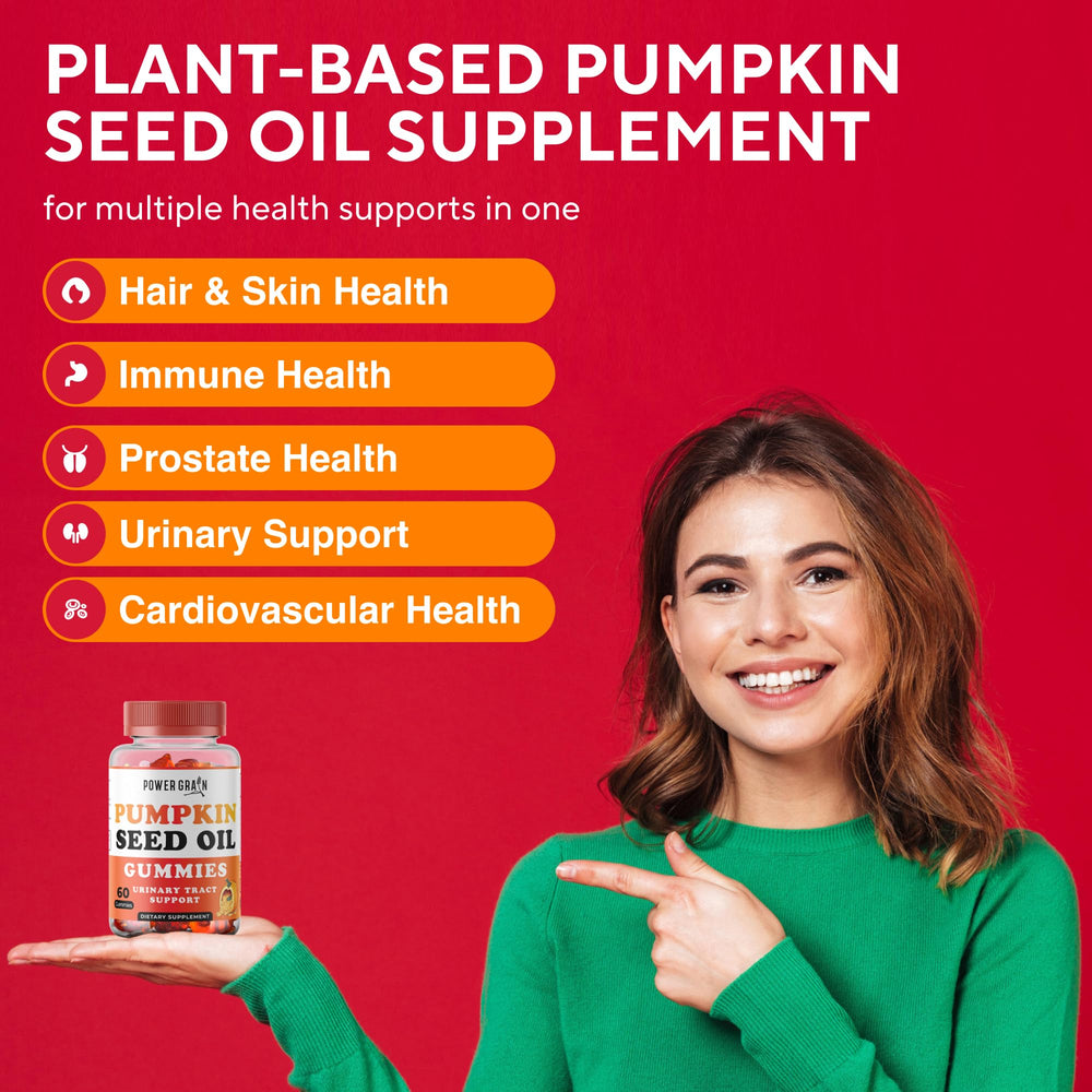 Power Grain bottle open with gummies ready to enjoy, plant-based nutrition