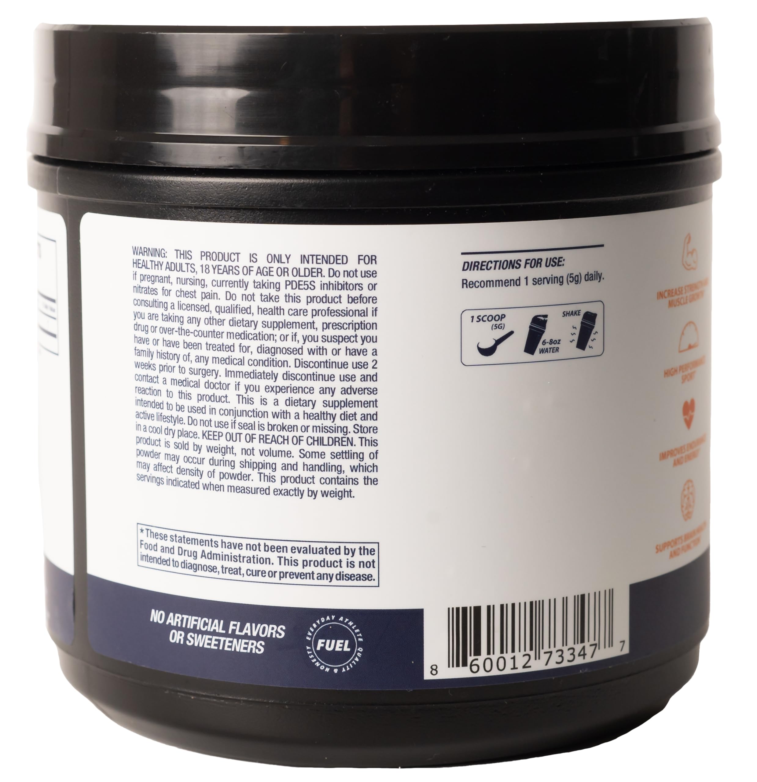 POWER PLAY FUEL Creatine scoop ready to mix for smooth uptake