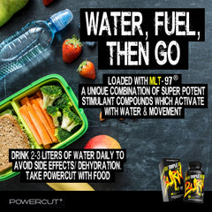 Powercut Triple MLT-97 capsules close-up for convenient daily supplementation