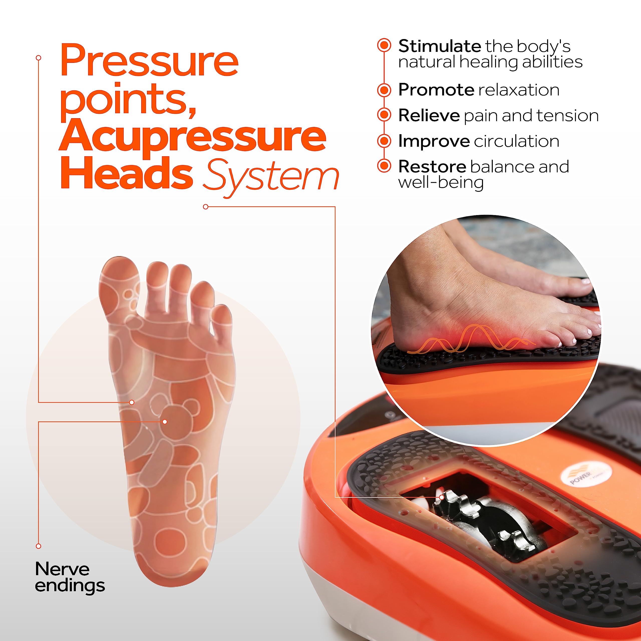 Power Legs compact portable design suitable for home or travel.