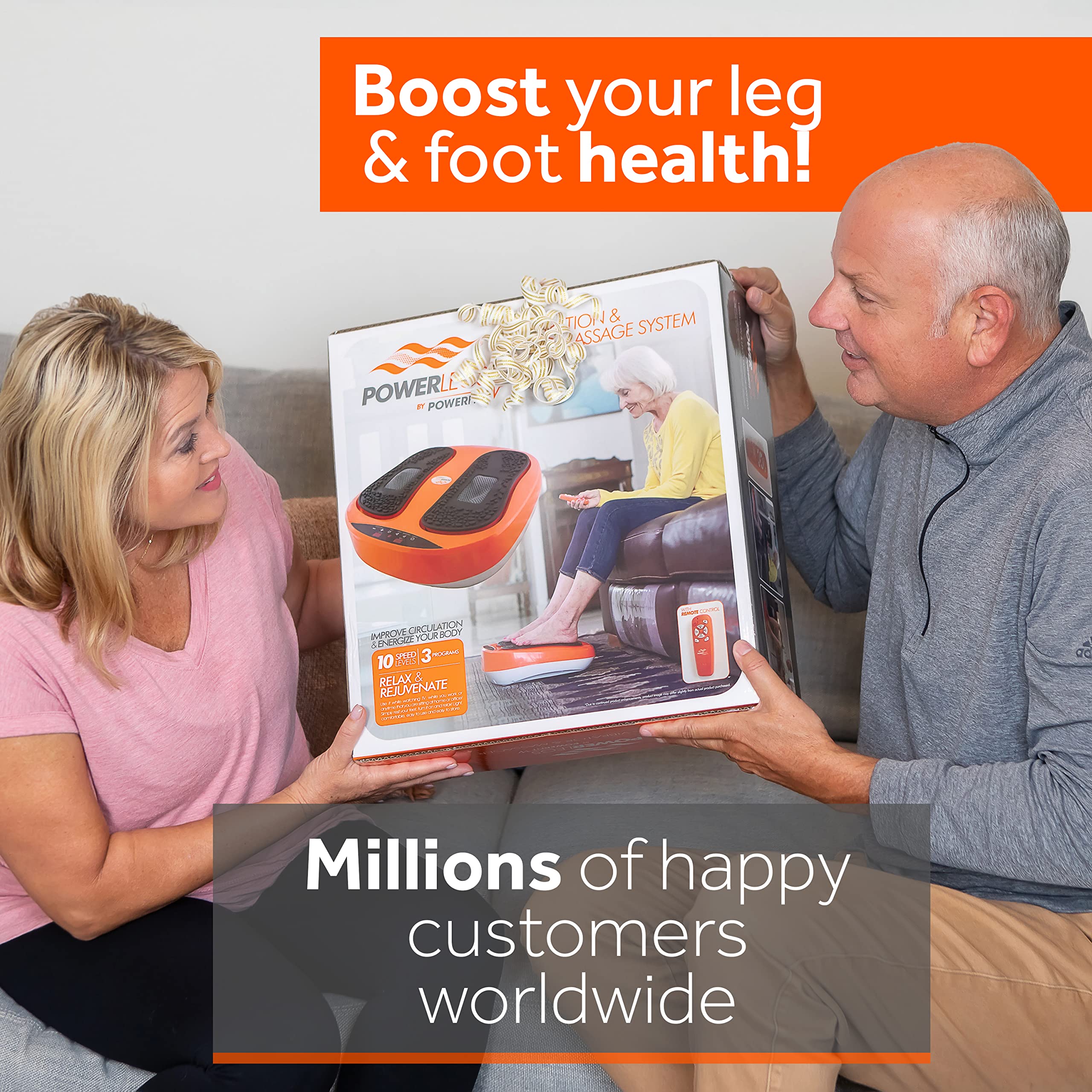 Power Legs easy-to-use remote control for effortless operation.