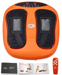 Power Legs orange remote control use for convenient at-home relaxation.