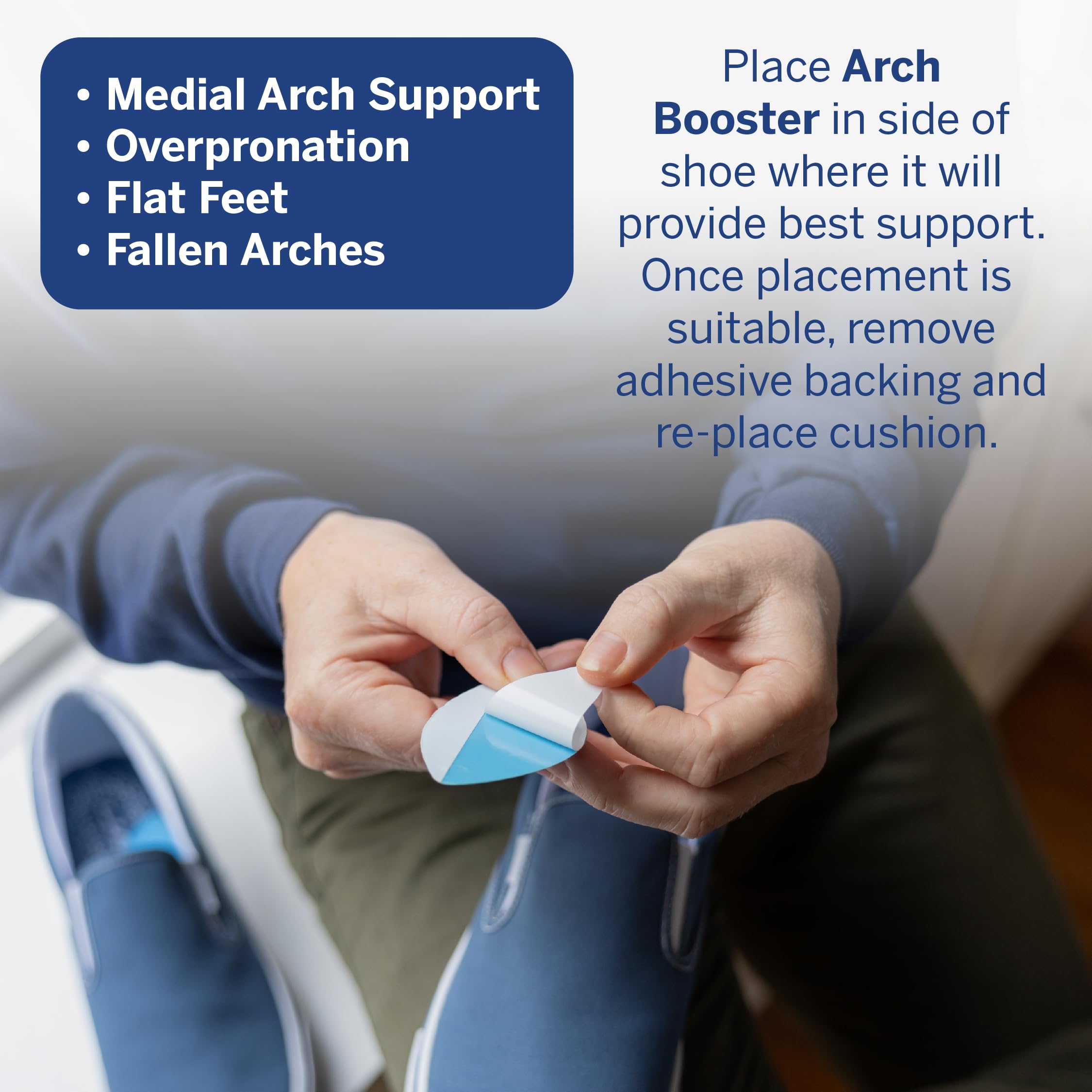 PowerStep Arch Booster unisex use fits casual and dress shoes.