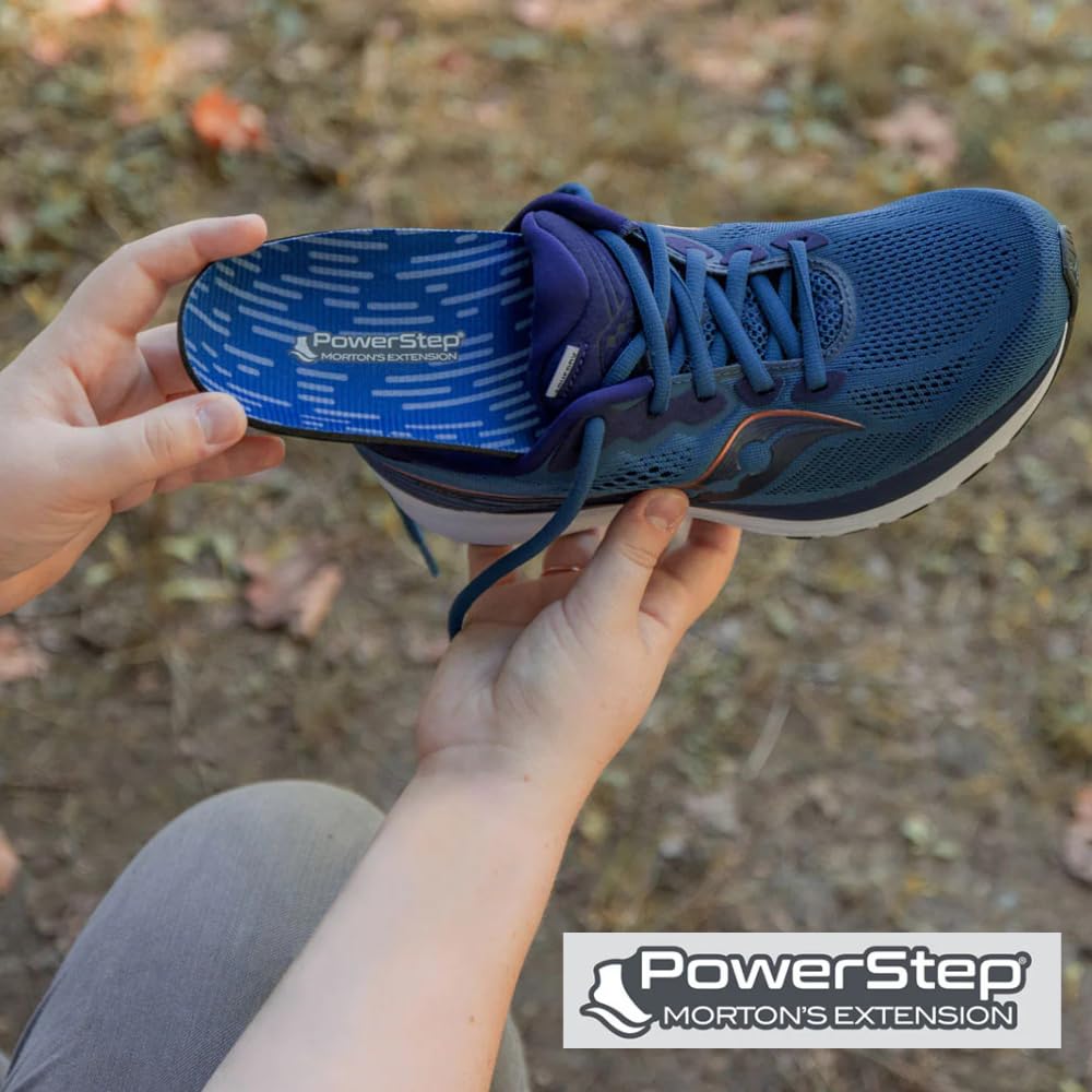 PowerStep Morton's Extension full-length support stabilizes feet for improved daily comfort.