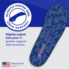 PowerStep Pinnacle Maxx premium dual-layer cushioning delivers soft-to-supportive cushioning from heel to toe.